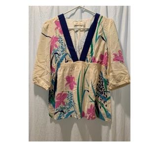 Vintage Yumi Kim Floral Blouse